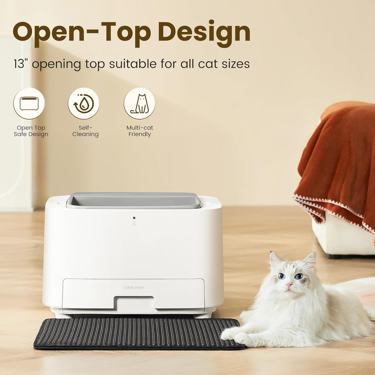 Self-Cleaning Cat Litter Box PRO